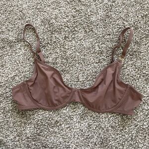 Inlyric Nude Mesh Unlined Bra 34B